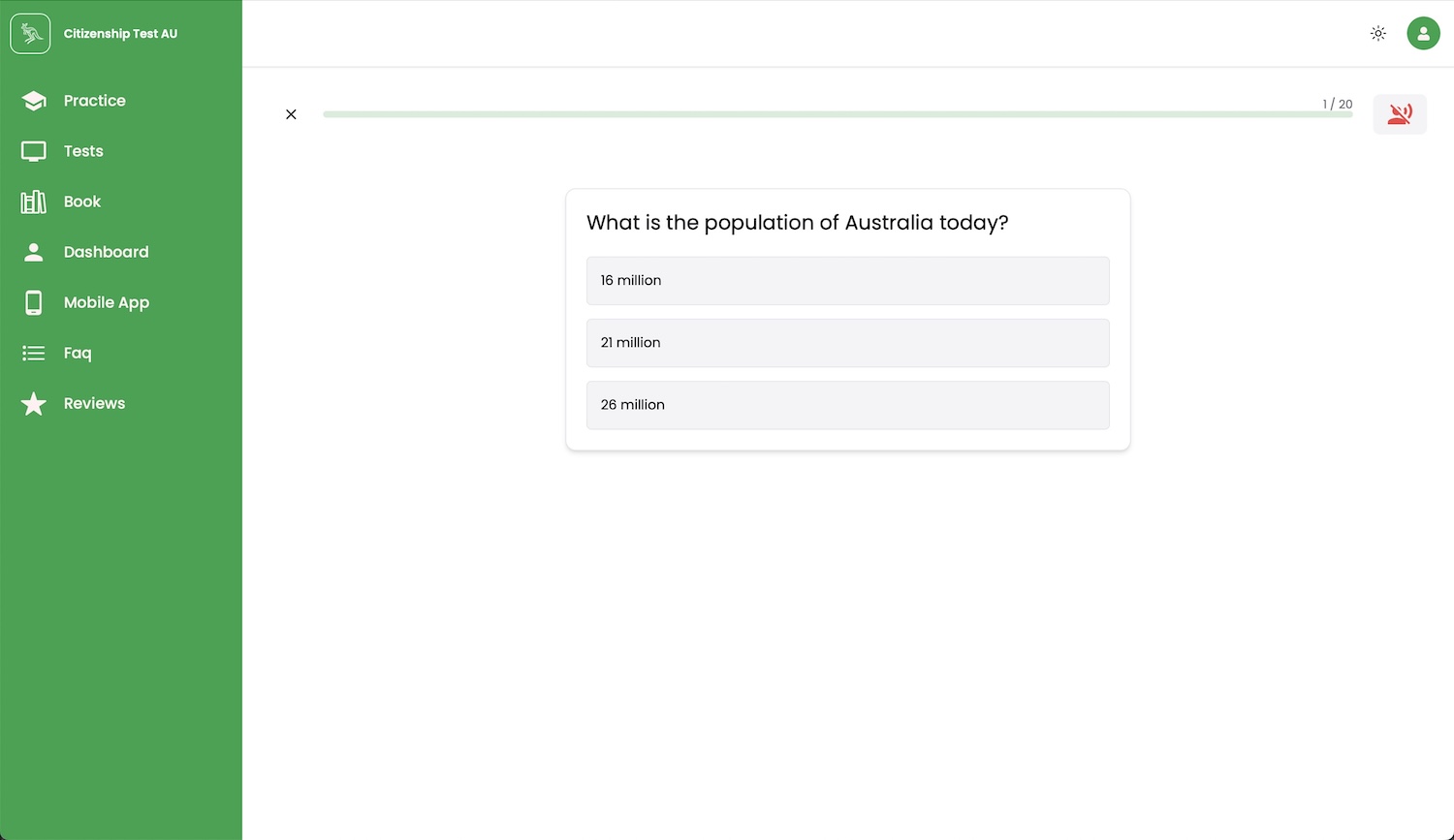 citizenship test example simulation 20 questions